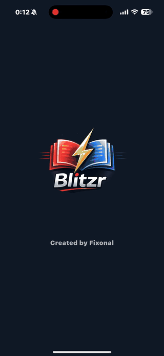 Blitzr demo